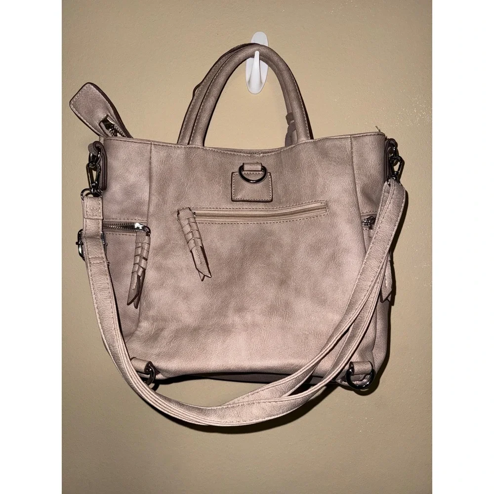 Unbranded taupe faux